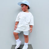 Summer Vibes - Shorts and Tee Set (Baby Blue)