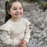 Sandy Fawn Ribbed Long Sleeve Top