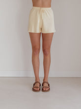 KNIT SHORTS | LEMON (WOMEN'S) XS