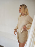 CROPPED PULLOVER | CREAM (WOMEN'S)