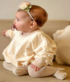 Oat Side Design Tights