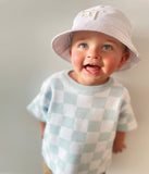 Reversible Bairn Bucket Hat - Bairn Beige / Grey