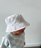 Reversible Bairn Bucket Hat - Bairn Beige / Grey