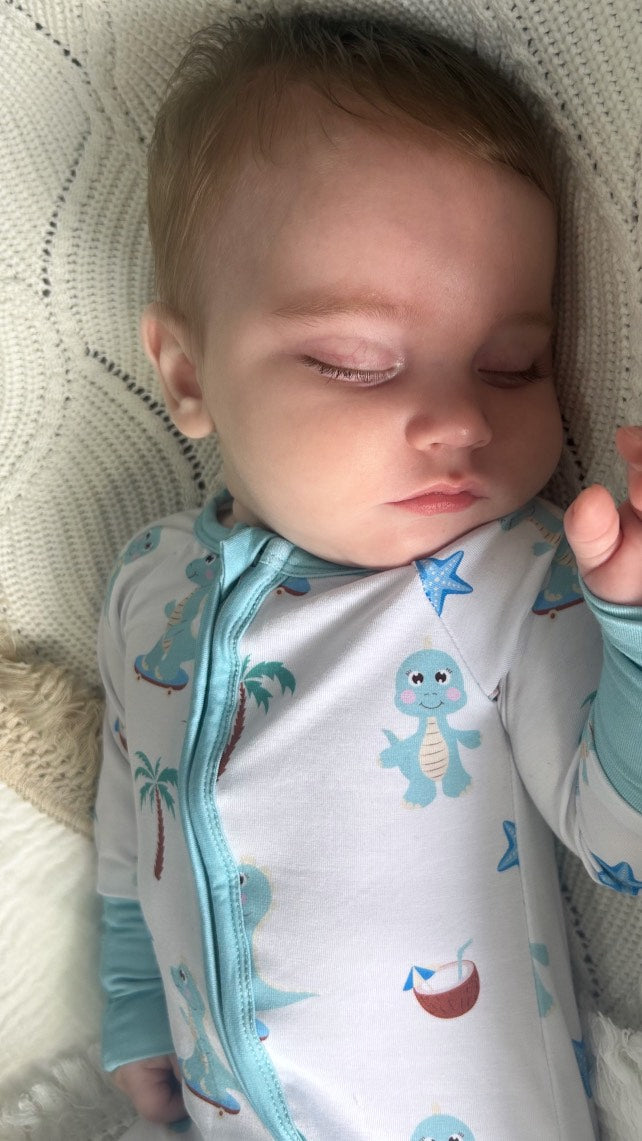 Summer Days Zip Onesie