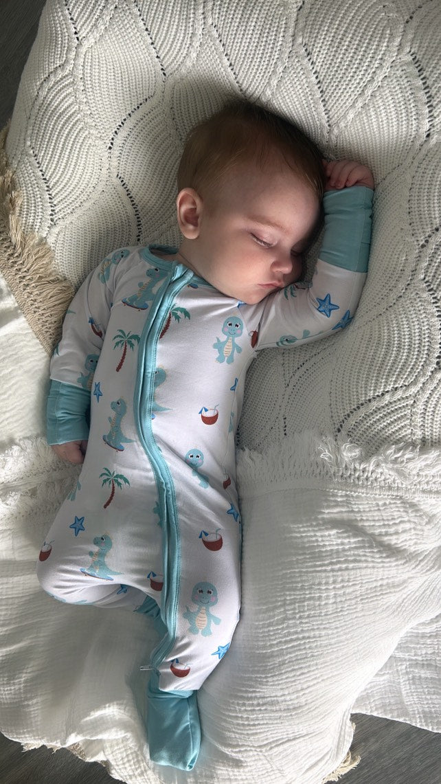 Summer Days Zip Onesie