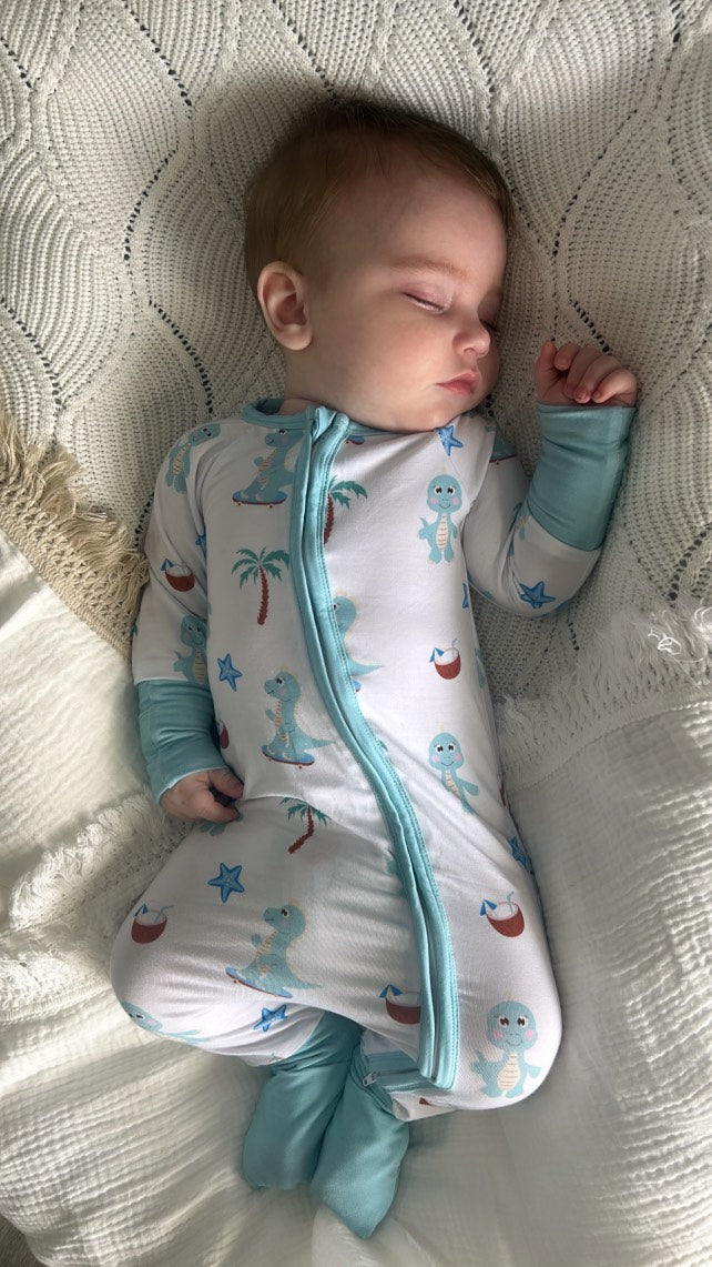 Summer Days Zip Onesie