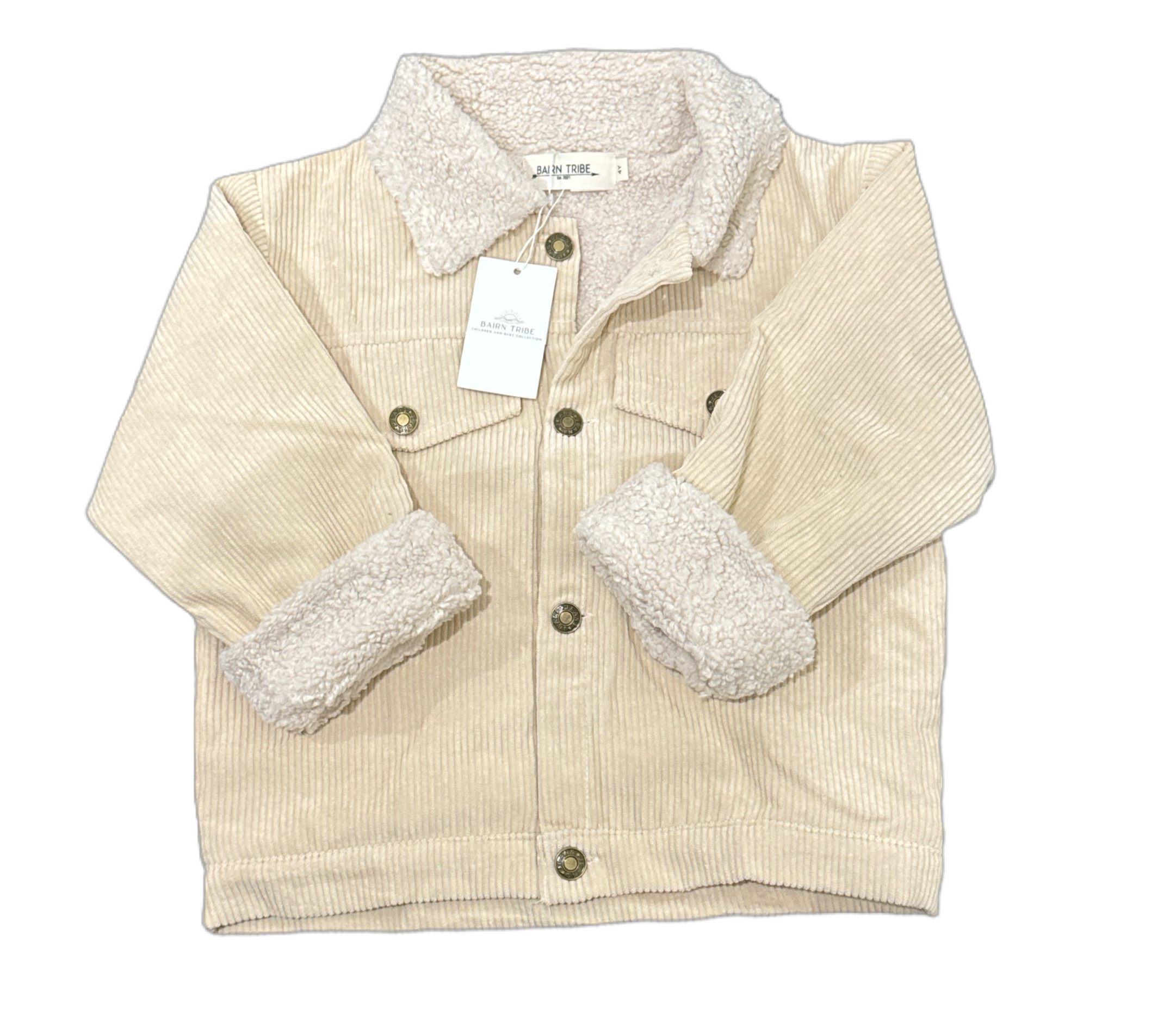 Beige Cord Jacket
