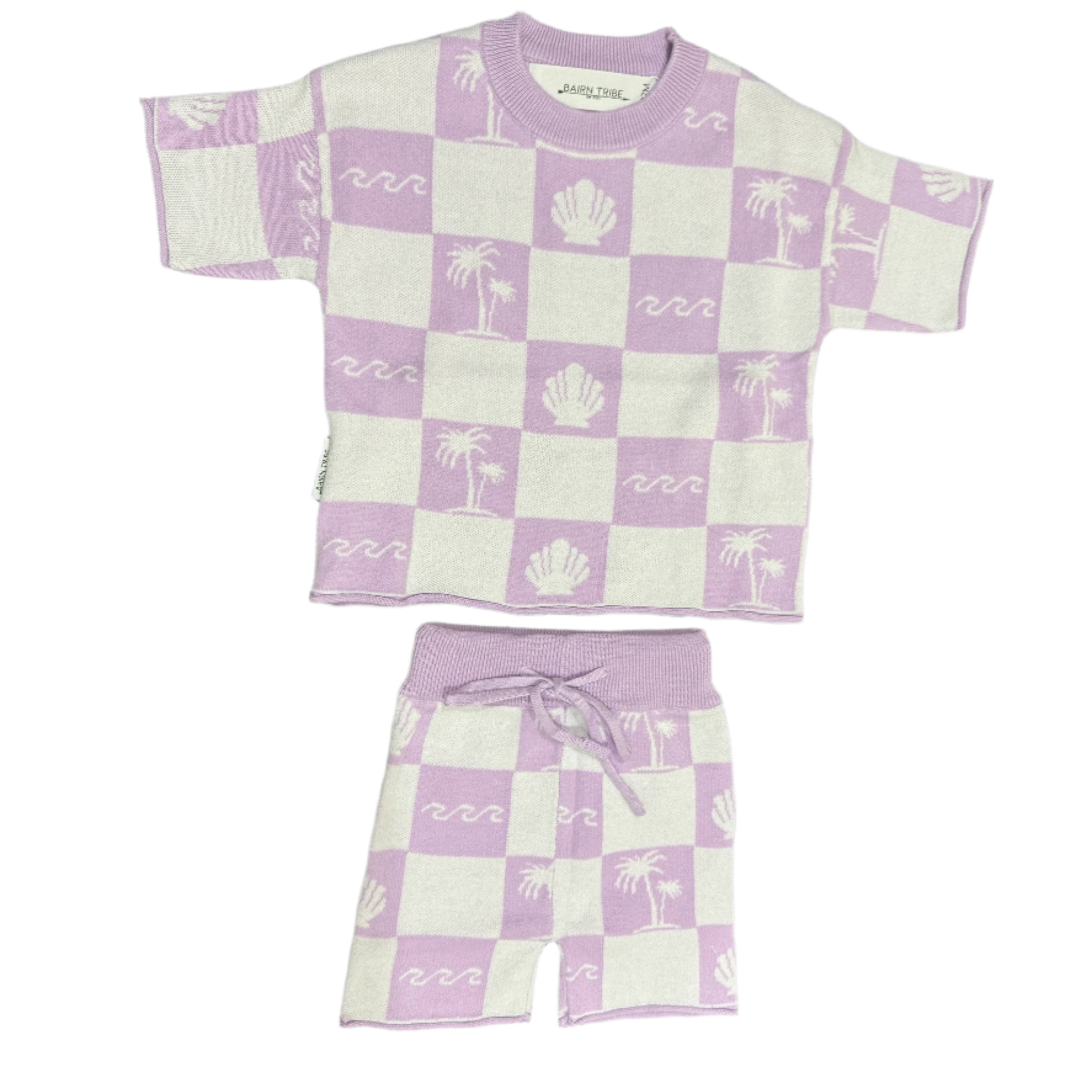 Lilac Seaside Knit Set