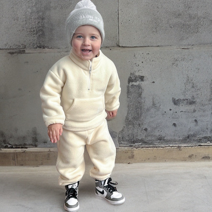 Cream Zip Set