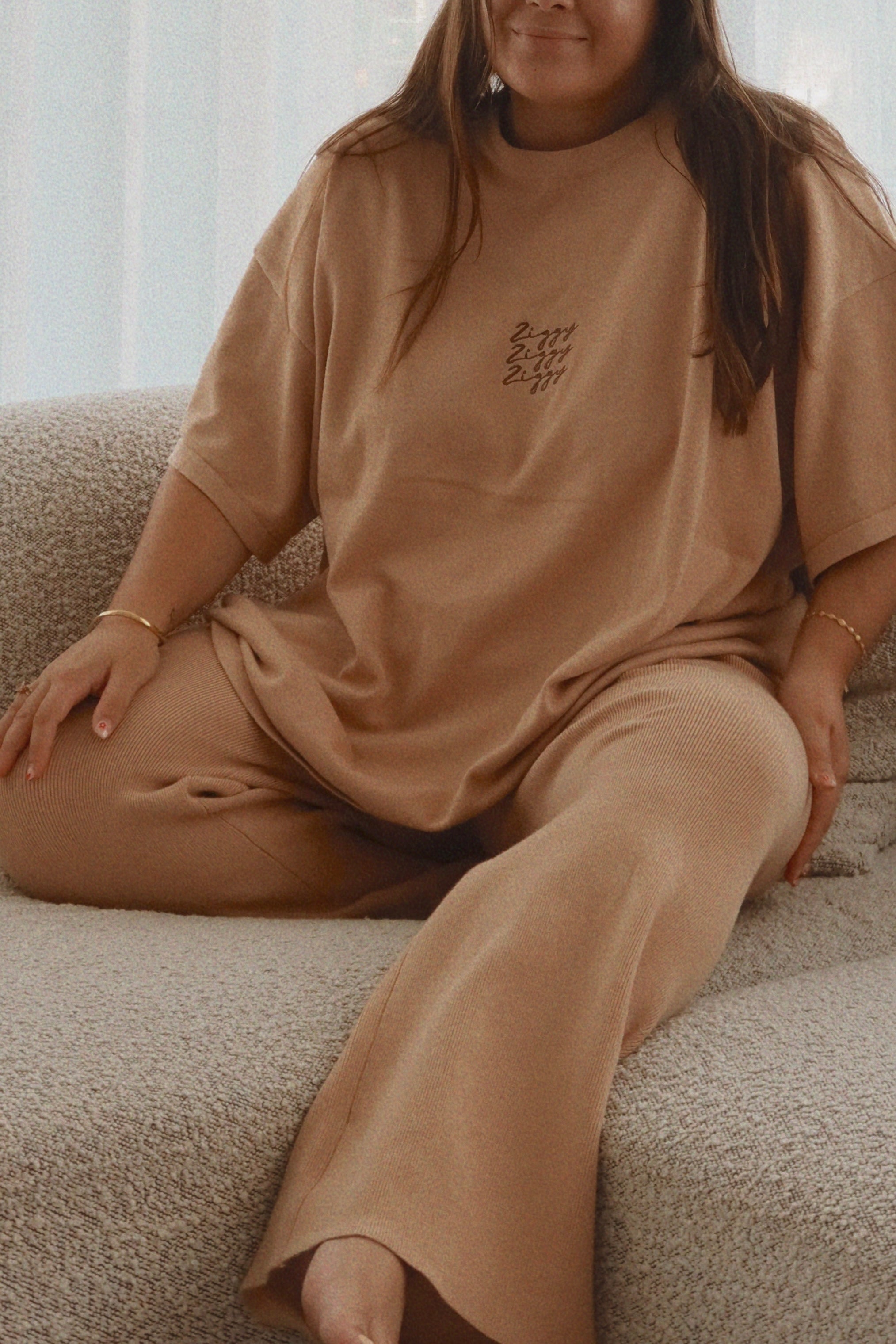 RIBBED PANTS | PECAN (WOMEN'S)