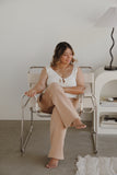 RIBBED PANTS | PECAN (WOMEN'S)