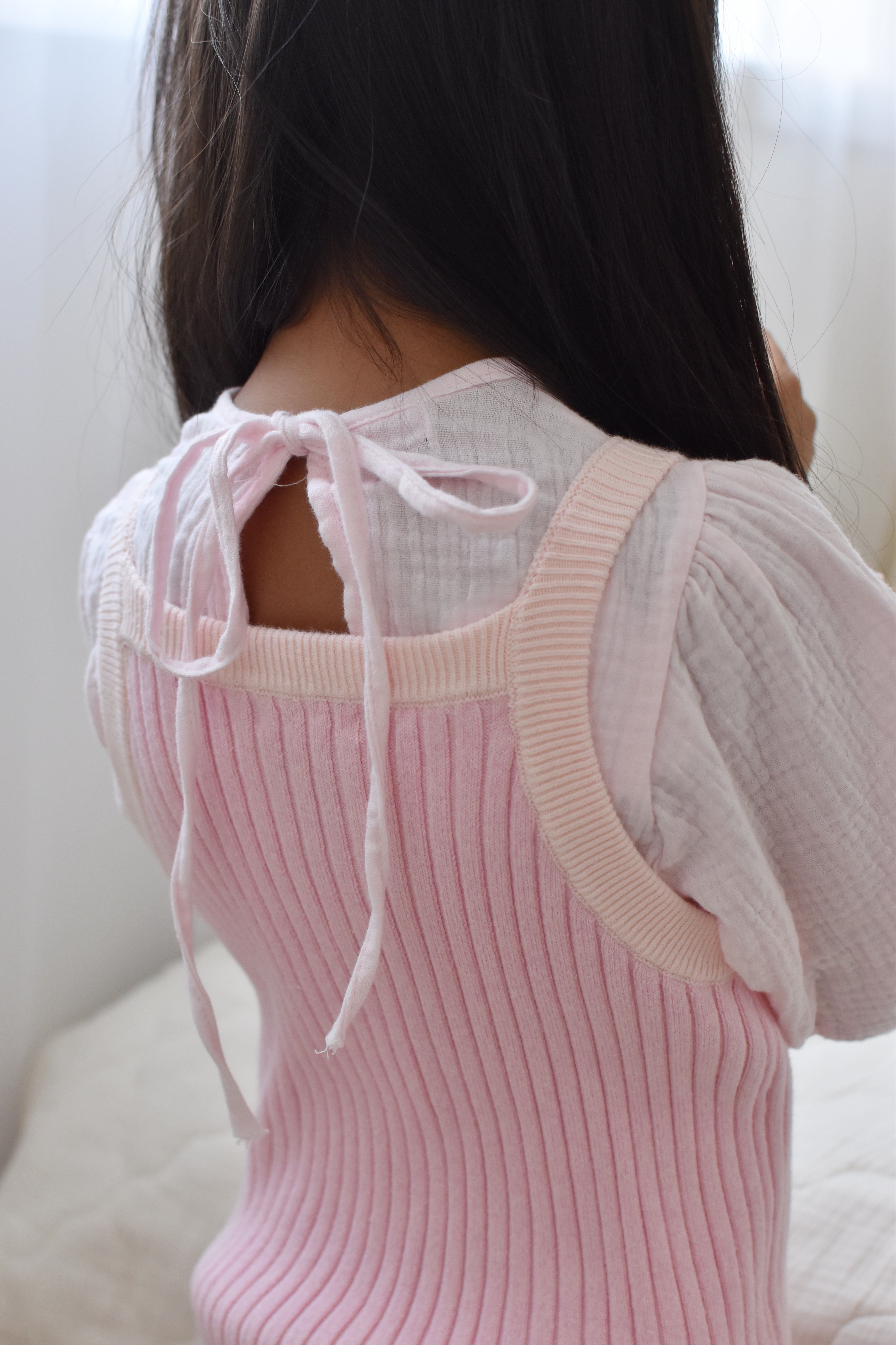 RIBBED DRESS | DAHLIA