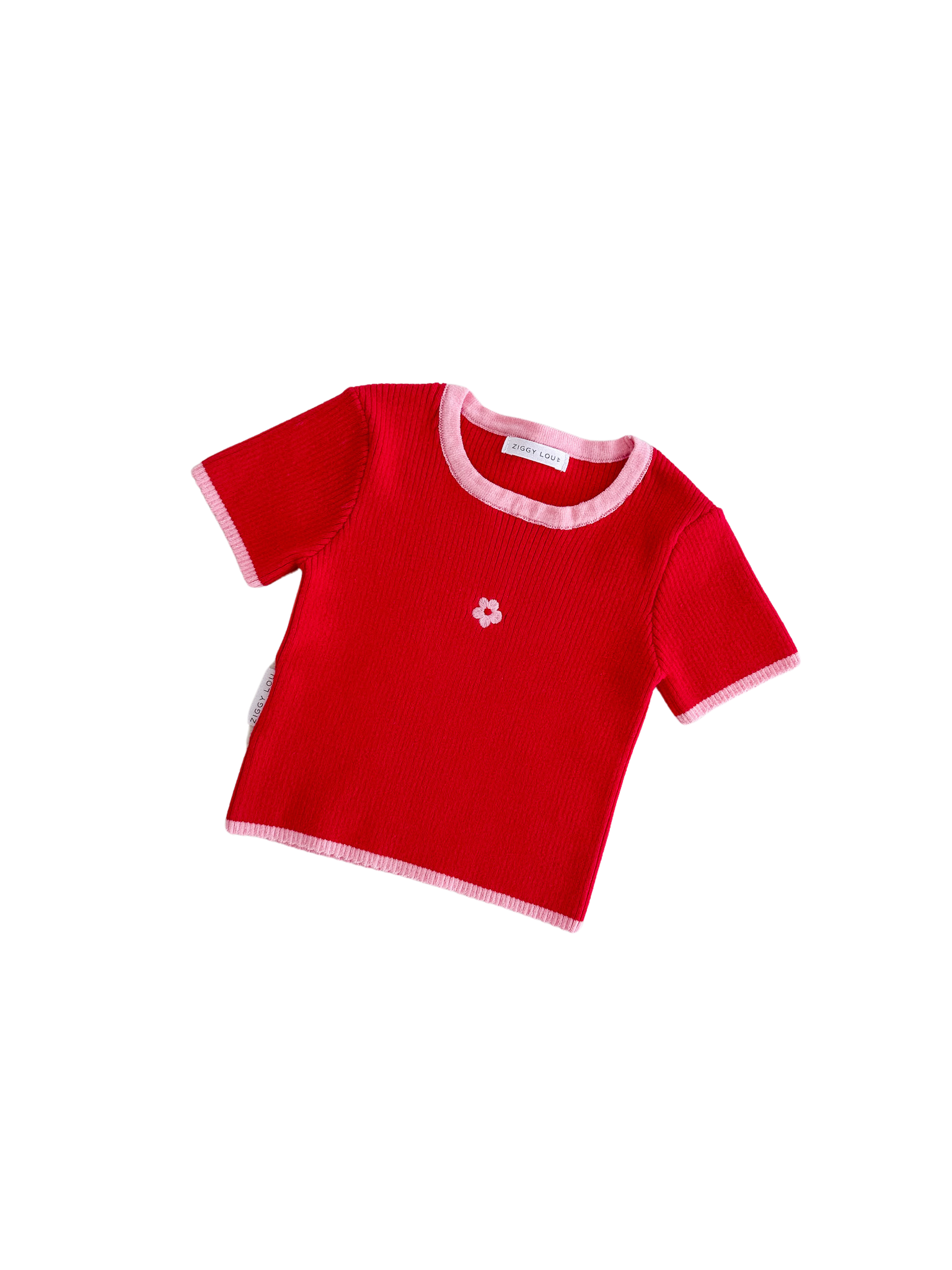 RIBBED TEE | ELODIE