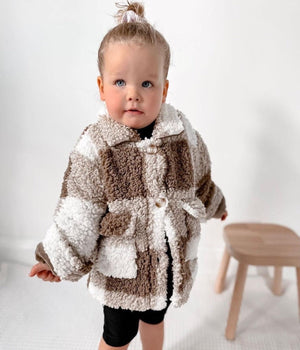 Choc Teddy Coat